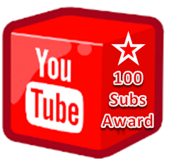 Youtube 100 Subs Award