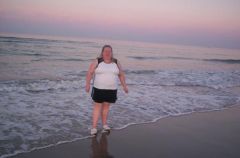 Me at a beach in New Hampshire (June 2007)