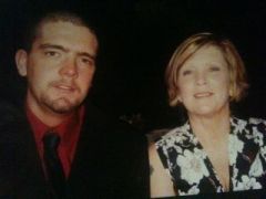 2007@ a banquet with my youngest son. weighing around 190 lbs