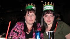 medieval times, los angeles, me on the left,with my daughter Tiffany