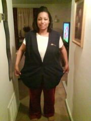 This is my old vest I used to wear size 28!! It's huge on me now.