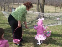 This is Easter 2008 with my grandaughter Ivy. I had lost about 20 lbs so far on Phertermine.