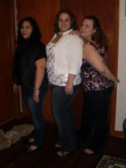 Me in the middle 1/3/09. Ladies night out.