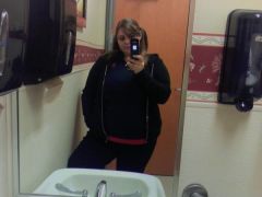 This one was taken in the bathroom where I worked Summer of '08.