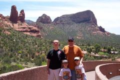 My family in Sedona- our summer vacation