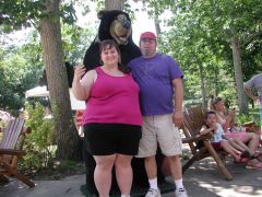 I'm almost as big as the bear!!!