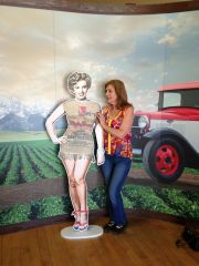 Me And Marilyn at the Idaho Potato Museum. 18 months at goal!