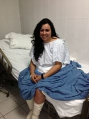 Waiting to get ready for surgery