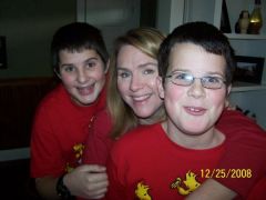 Me and my boys at Christam 2008