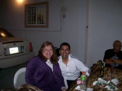 Again, me with the man who saved my life (Dr. Almanza not pictured as he was home with his family)