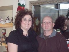 Hubby & I at my Mom's for Xmas-220 lbs