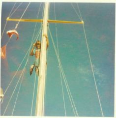 Up The mast On Satin Doll