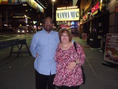 Hubby and Me on date night in NYC