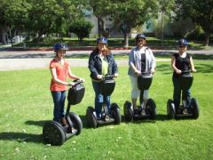 That's me the 2nd from the right.  We were with friends in LA where we took a segway tour of famous people's homes in Beverly hills.