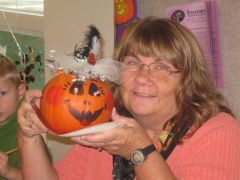 Cheryl And pumpkin