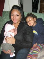 This is me with my first born and my newborn 10/2012