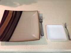 "Regular" dinner plate & mine