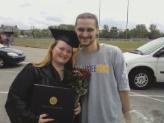 Me And jess graduation