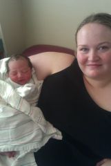 Me And layla newborn