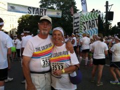 July 13, 2013  Before 5K Color Run/Walk   8 months out
