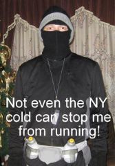 running when its freezing outside