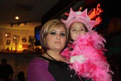 me a month couple weeks before surgery my daughters 3rd birthday party at Chuck E. Cheese's