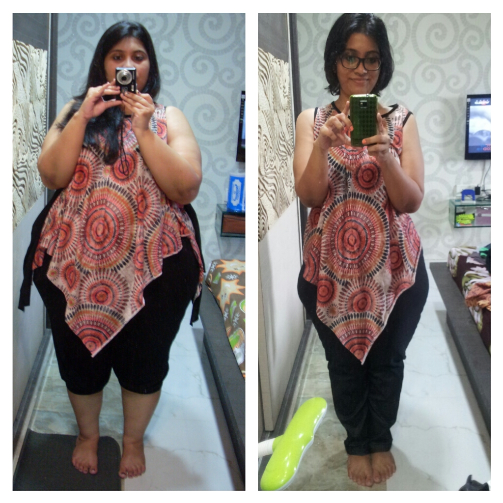 one year and 46 kgs later