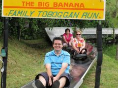 Kathy & I at the Big Banana in Coffs Harbour NSW