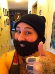 beardo! (crocheted face warmer)