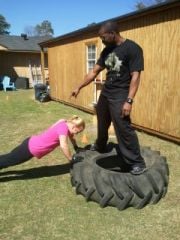 this is my trainer.. Eric  Bootcamp Johnson...