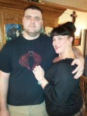 Me and Hubby and xmas time in IN 2011