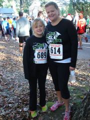my daughter and I at her 1st 5K and my first 5K since surgery!