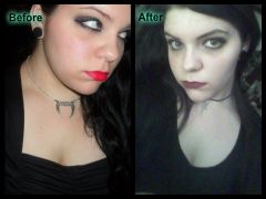 before and after, why so serious?