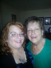 Me and Mom, about a year ago