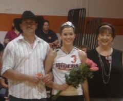 My daughters Senior Night of volleyball - man I wish I would have had the surgery before her Senior year