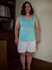 I'm at 148 04/23/09 total of 31.4lbs.Now a size 10. Not banded. Just weight watchers.My husband is banded
