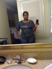 7/3/10.  Me at about @ 209lbs. The facial expression is my "hot angry black woman" look.  It was hotter than fish grease outside in Florida.