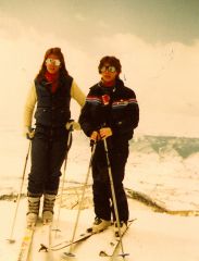 Freshman year in high school, skiing at Steamboat CO - lowest weight of high school