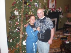 Me & Hubby Christmas 2009- 140LBS