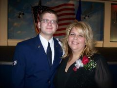 Pre band pic.. At my son's Airman Leadership Graduation. Robins AFB, GA