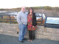 After-My husband and I at the spot we were married 4 years after