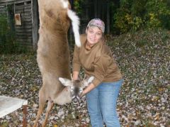 Me deer hunting... my first deer!