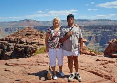 Vegas Vacation, Me & Hubby at Grand Canyon 9.7.08