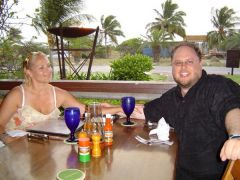 2007 Aruba - My birthday at the Amazonia restaurant.