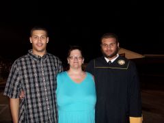 My youngest son's graduation this year!!!