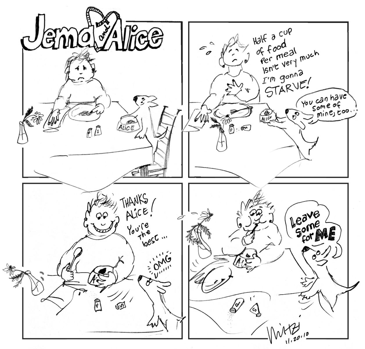Jema & Alice Comic Strip