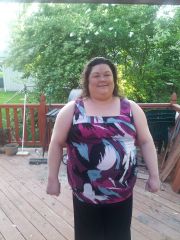 May 2013- 2 Weeks befor my surgery weighing in at 289lbs.