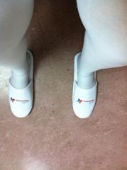 Compression Stockings and Florence Hospital Slippers