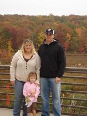 Me with my husband and daughter... November 2008
