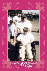 at my heaviest 236lbs doing the walk to defeat ALS.. My mom passed away of this disease days before my surgery. =(